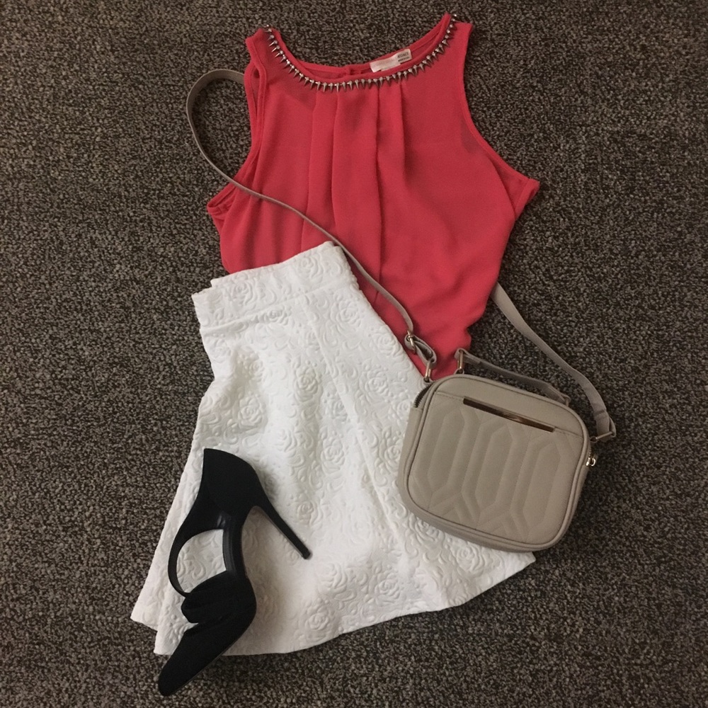 Agaci - Pink Blouse with Collar Detailing